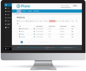 voir site de démonstration Plone 5