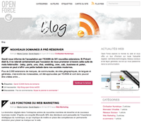 Ouverture du blog d’Open Force