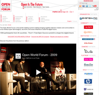 Pilot Systems, sponsor de l'Open World Forum, lance la nouvelle version du site internet