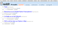 Une nouvelle subreddit en français pour Python